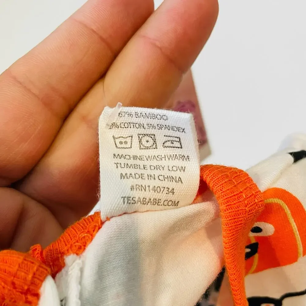 NWT Tesa Babe 3/6M Playful Pumpkins Dress